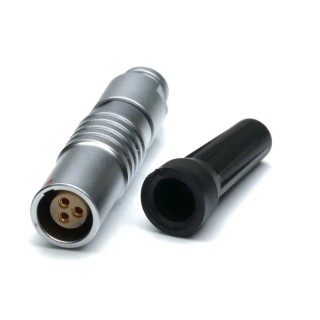 LEMO RS PRO Circular Connector, 3 Contacts, Cable Mount, Socket Female, Chrome Plated Brass Housing, Gold Plated 209-5701