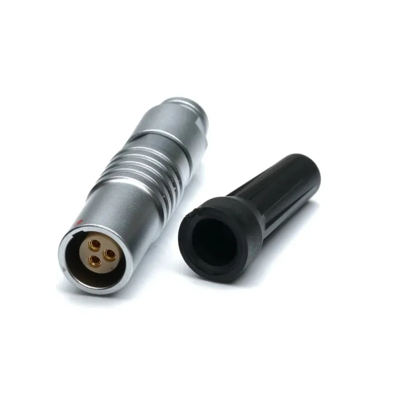 LEMO RS PRO Circular Connector, 3 Contacts, Cable Mount, Socket Female, Chrome Plated Brass Housing, Gold Plated 209-5701