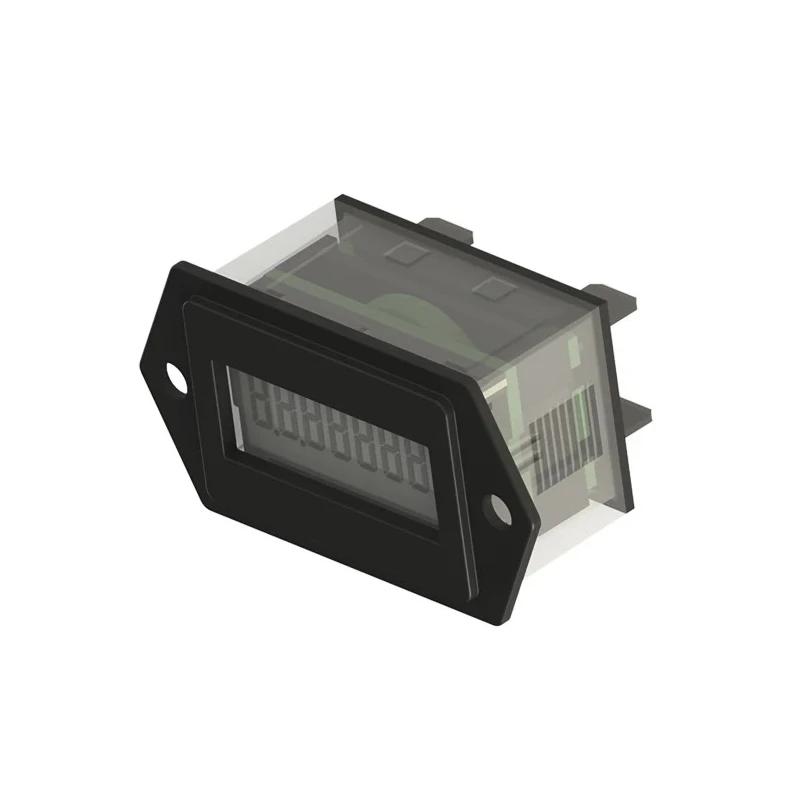 Trumeter 3400 Series Electronic 8 Digit LCD Totalizer Counter 7mm Digit Height Panel Mount 300V DC 40Hz 3400-0010