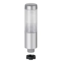 Werma Kompakt 37 Series Signal Tower Buzzer, Red Green LED Lights, 2 Light Elements, 24V AC/DC, IP65, Base Mount 698.320.75
