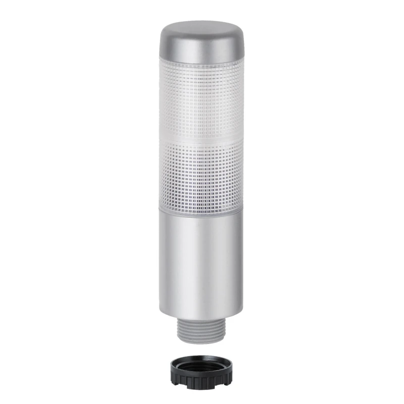 Werma Kompakt 37 Series Signal Tower Buzzer, Red Green LED Lights, 2 Light Elements, 24V AC/DC, IP65, Base Mount 698.320.75