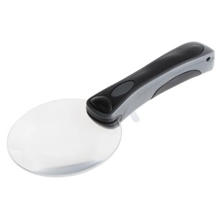 RS PRO Illuminated Magnifier 2.5x Magnification 90 mm Diameter 849-6235