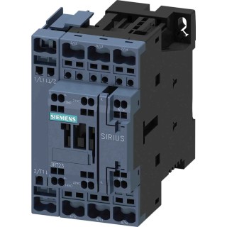Siemens Contactor, 24V Coil Voltage, 4-Pole, 40A Contact Current, 7.5 kW Power Rating, Screw Mount Terminal, 1 3RT2326-2BB40