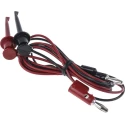 Fluke Test Lead Kit With 1 Pair (Red/Black) of Test Leads with 4 mm Banana Plug and Mini-Hooks TL940