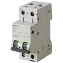 Siemens SENTRON Miniature Circuit Breaker 2-Pole 6A Type C 400V AC 72V DC 10kA Breaking Capacity 5SL4206-7