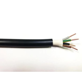 RS PRO 4 Core 1.5mm² Power Cable Black Cross Linked Polyethylene Jacket 100m 1,600kV Voltage Rated Model 209-7986
