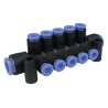 SMC Pneumatic One-Touch Fittings Manifold Push-in Tube Connection 6mm Polybutylene Material KM16-06-06-3