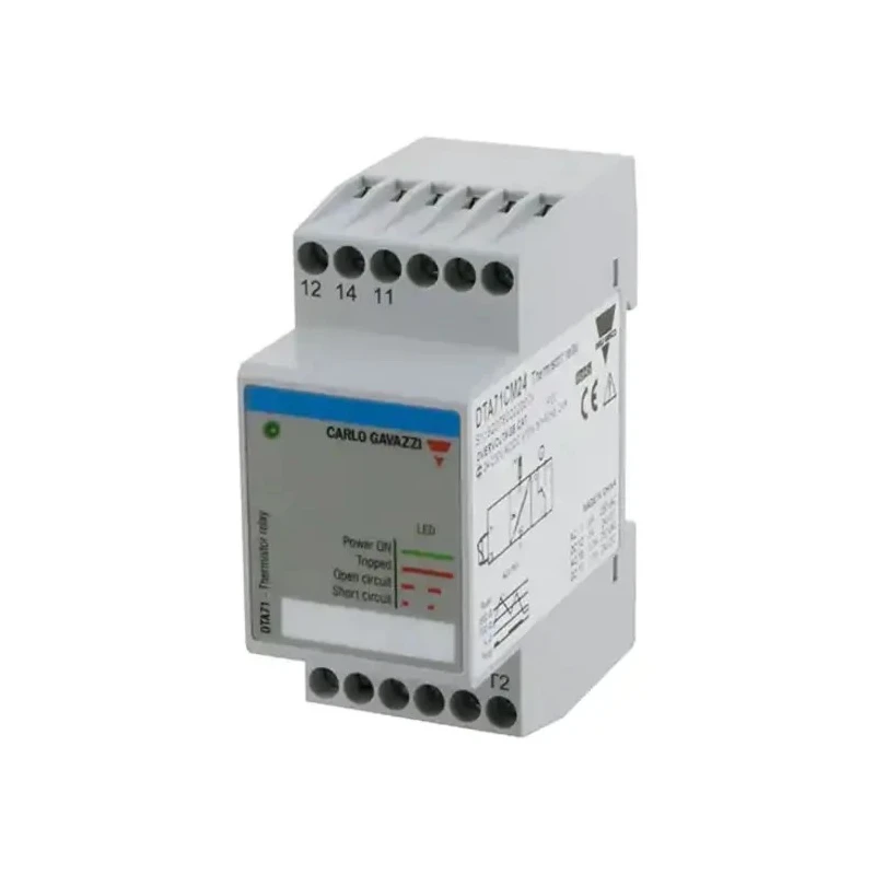 Carlo Gavazzi Monitoring Relay, 1 Phase, SPDT Contact, DIN Rail Mount, 18V AC Supply, 8A Contact Current, IP20 DTA71CM24