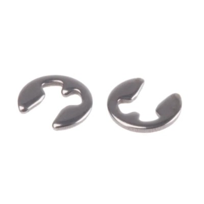 RS PRO Stainless Steel Type E Circlip 1.7 mm Shaft Diameter, 0.4 mm Thickness, 3.85 mm Outside Diameter 209-6823