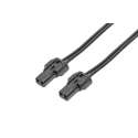 Molex Wire to Board Cable, 3 Way Female Mizu to 3 Way Female Mizu, Black Polybutylene Terephthalate Jacket, 300 215310-1032