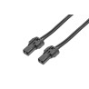 Molex Wire to Board Cable, 3 Way Female Mizu to 3 Way Female Mizu, Black Polybutylene Terephthalate Jacket, 300 215310-1032