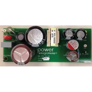 Power Integrations Non-Isolated Flyback Converter Development Kit Dual Output 5 V 1.2 A and 12 V 0.75 A RDK-752