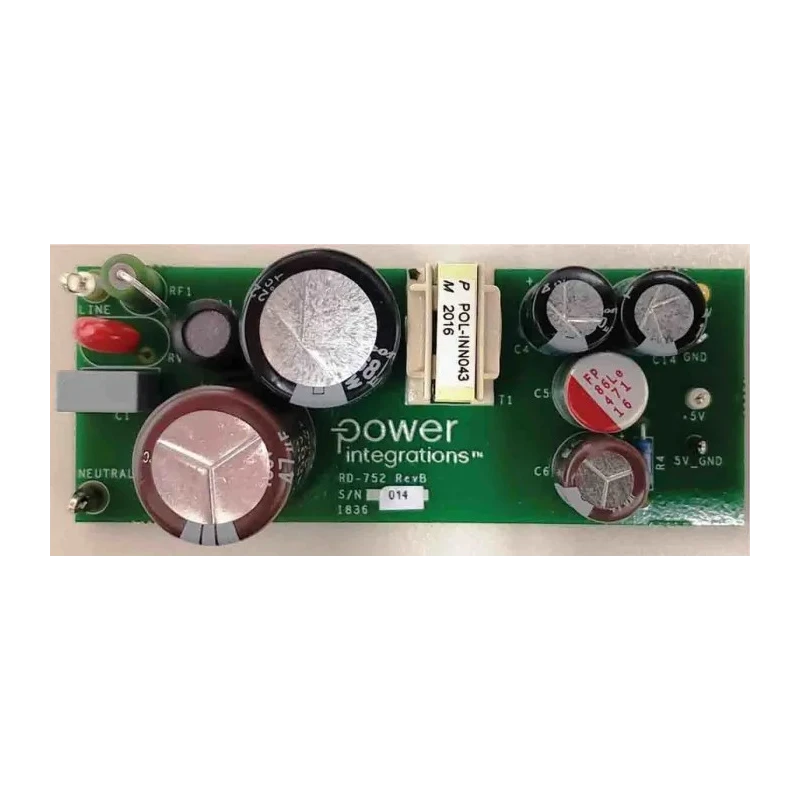 Power Integrations Non-Isolated Flyback Converter Development Kit Dual Output 5 V 1.2 A and 12 V 0.75 A RDK-752