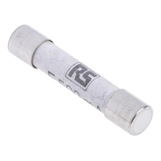 RS PRO 500mA F Ceramic Cartridge Fuse 6.3 x 32 mm 500V AC Fast Acting 209-9276