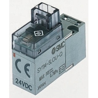 SMC 2 Station Metric Manifold Base Die Cast Aluminium SS3Y1-S41-02-M5-Q