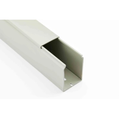 Betaduct Cable Trunking 1048 Grey, Width 50mm x Depth 50mm x Length 2m PVC Material W50mm