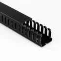 Betaduct 2346 Black Open Slot Cable Trunking W25mm x D50mm x L2m Noryl 