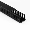 Betaduct 2346 Black Open Slot Cable Trunking W25mm x D50mm x L2m Noryl