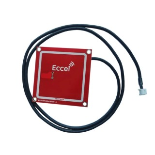 Eccel Technology Ltd RFID Antenna Square 13.56 MHz High Frequency with 3-pin Connector JST PHR-3 Mux ANT 1356-50x50-800