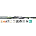 Igus Chainflex CF130.UL Control Cable 7 Cores 1.5mm² 15AWG Unscreened 300/500V 50m Grey Thermoplastic CF130.15.07.UL (50m)