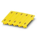 Phoenix Contact Warning Label for Terminal Block WS UT Series Polyamide Yellow Black 3047923