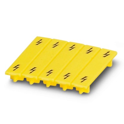 Phoenix Contact Warning Label for Terminal Block WS UT Series Polyamide Yellow Black 3047923