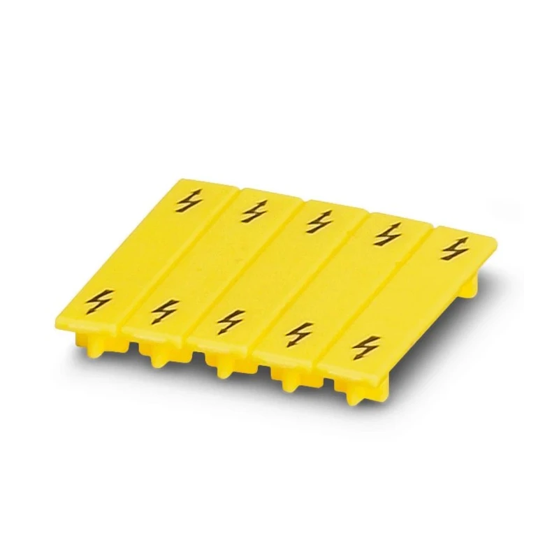 Phoenix Contact Warning Label for Terminal Block WS UT Series Polyamide Yellow Black 3047923
