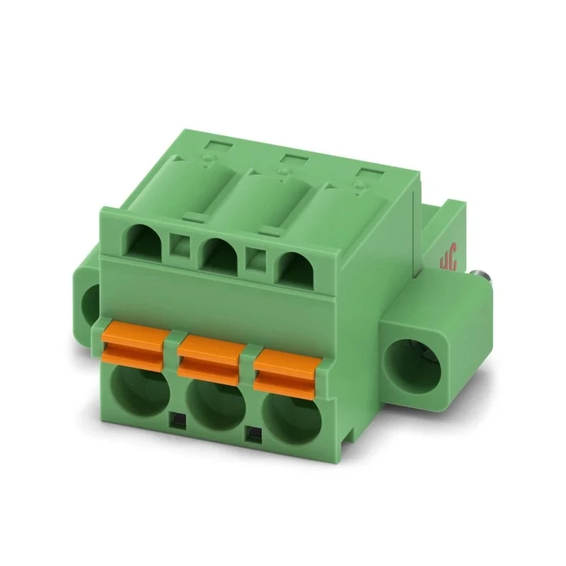 Phoenix Contact Pluggable Terminal Block 3-Contact 5.08 mm Pitch 1 Row 320V 16A Polyamide Housing 1942497