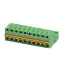 Phoenix Contact FKIC 2.5 HC/10-ST-5.08 Series Pluggable Terminal Block, 10-Contact, 5.08 mm Pitch, 1 Row, 16A, 320V 1942675