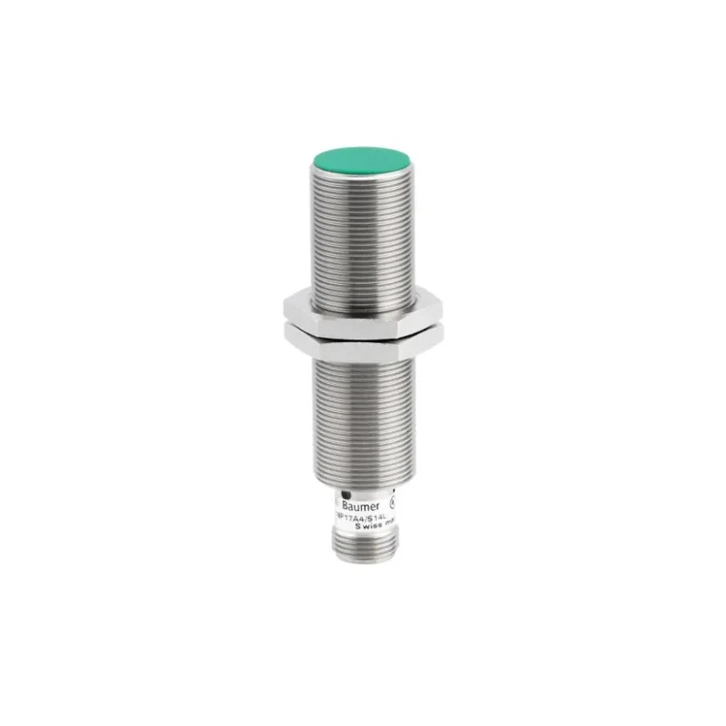 Baumer Threaded Barrel Inductive Proximity Sensor M18 PNP 30 V DC 200 mA IFRM 18P17A4/S14L