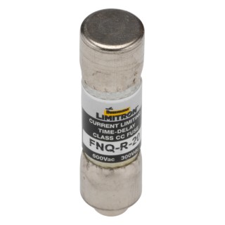 Eaton Cartridge Fuse 20A Current Rating 300V DC Time Delay Melamine Body FNQ-R-20