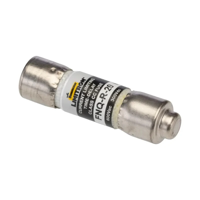 Eaton Cartridge Fuse 20A Current Rating 300V DC Time Delay Melamine Body FNQ-R-20