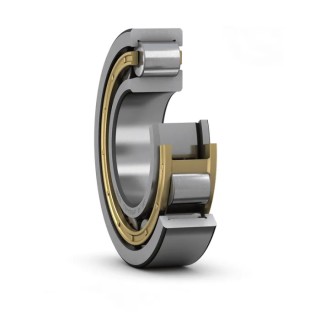 SKF High Capacity Cylindrical Roller Bearing NU 320 ECM 100 mm ID, 215 mm OD, 47 mm Width, Shielded, 3800 RPM NU 320 ECM