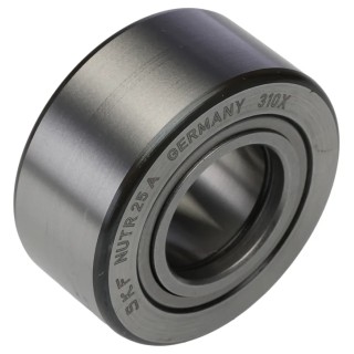 SKF Roller Bearing Cylindrical Type 25 mm ID 52 mm OD Parallel Bore, 2 Rows, Steel NUTR 25 A