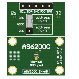 ams OSRAM Temperature Sensor Evaluation Kit , Digital Temperature Sensor, RoHS Compliant, Austria Origin AS6200C-WL_EK_AB