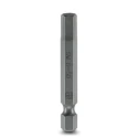Phoenix Contact Hex Screwdriver Bit 6 mm Tip, 50 mm Overall Length, Steel, 5-Piece Set 1212650