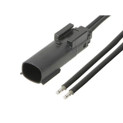 Molex Automotive Connector Black Cable 2 Way Crimp Termination 22A Current Rating 216282-1032