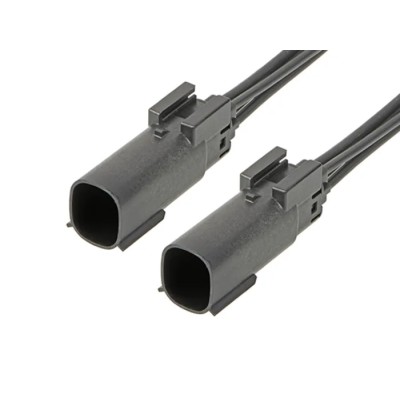 Molex Automotive Connector Black Cable 2 Way Crimp Termination 22A Current 216287-1043