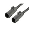 Molex Automotive Connector Black Cable 2 Way Crimp Termination 22A Current 216287-1043