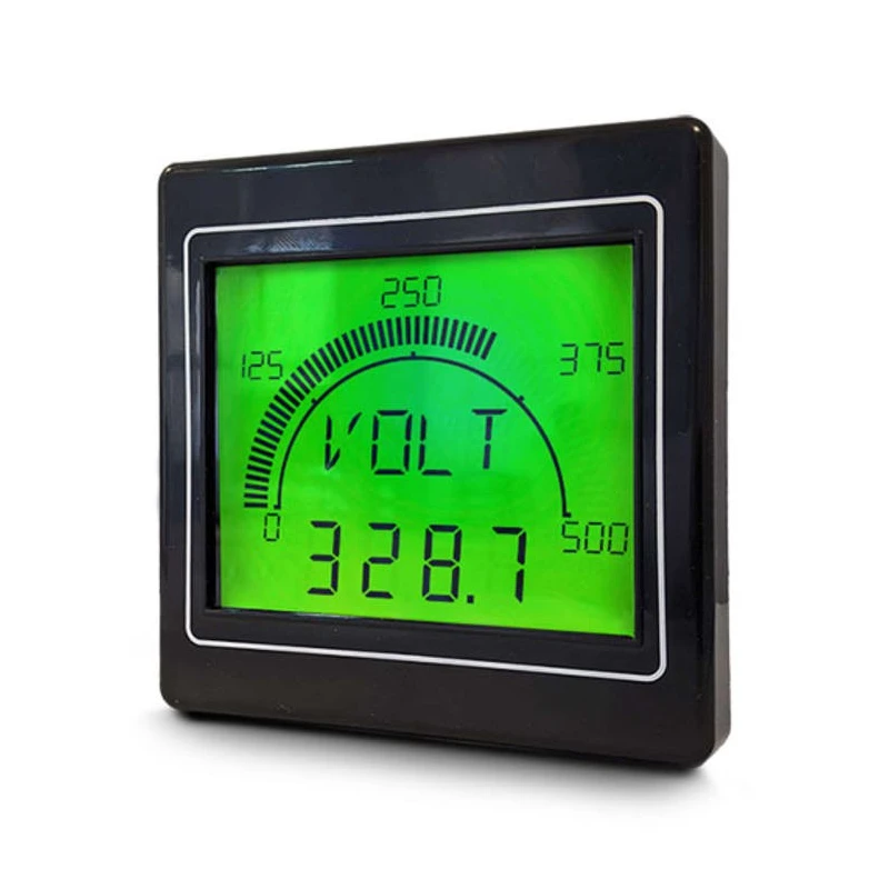 Trumeter Digital Panel Multifunction Meter APM-MAX-M23-PU-4R, LCD Display, Process or Shunt Meter, 68mm x 68mm