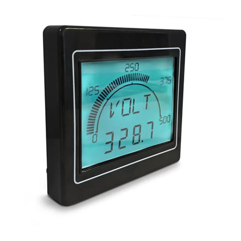 Trumeter Digital Panel Multifunction Meter APM-MAX-M23-PU-4R, LCD Display, Process or Shunt Meter, 68mm x 68mm