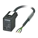 Phoenix Contact Sensor Actuator Cable 3-way Male DIN 43650 Form B to 3-way Unterminated 24V Polyurethane Jacket, 5m 1435409