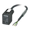 Phoenix Contact Sensor Actuator Cable 3-way Male DIN 43650 Form B to 3-way Unterminated 24V Polyurethane Jacket, 5m 1435409
