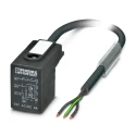 Phoenix Contact Sensor Actuator Cable 3-way Male DIN 43650 Form B to 3-way Unterminated 24V Polyurethane Jacket, 5m 1435409
