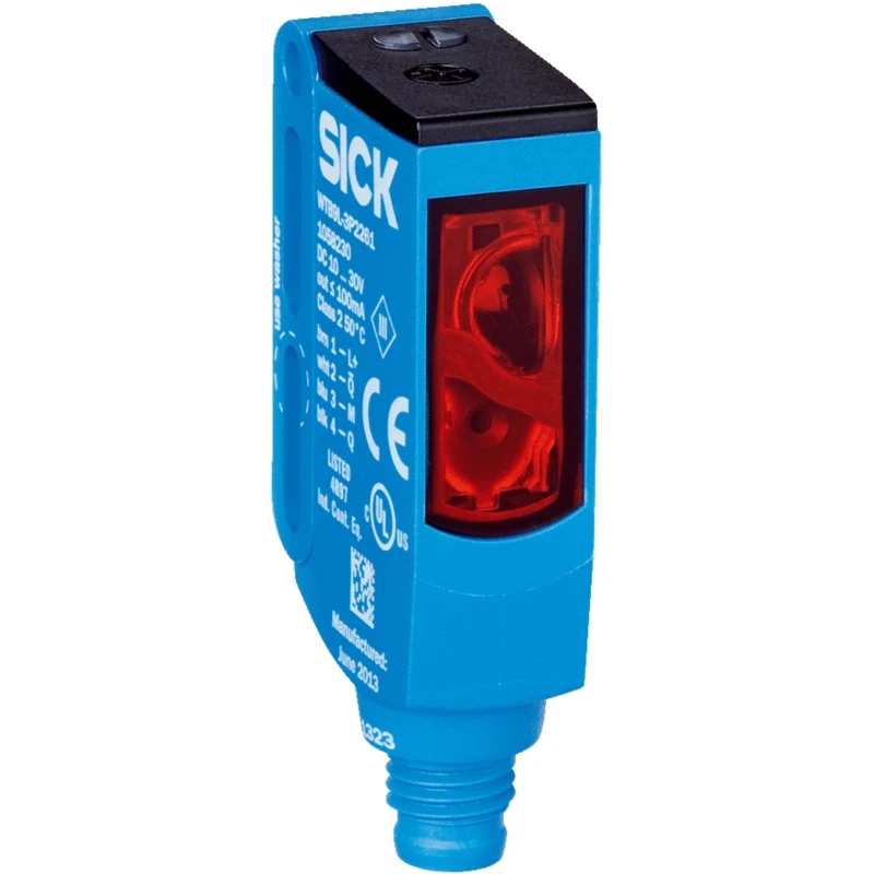 SICK Background Suppression Photoelectric Sensor, Block Style, 25 mm to 300 mm Detection Range, NPN Output WTB9L-3N2261