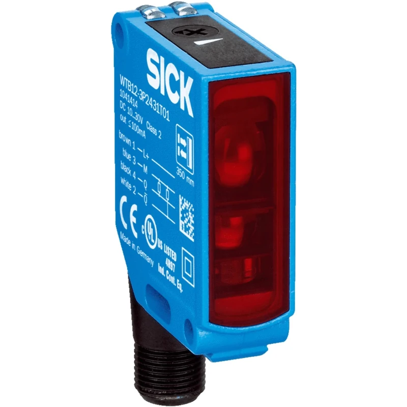 SICK Foreground Suppression Photoelectric Sensor Block Sensor 30 mm to 150 mm PNP Output IP67 IP69K IP66 WTF12-3P2431T01