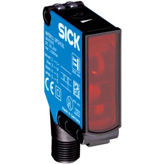 SICK Background Suppression Photoelectric Sensor Block Sensor 20 mm to 350 mm, PNP Output, IP66, IP67, IP69K WTB11-2P1131