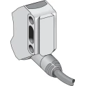 SICK Background Suppression Photoelectric Sensor Block Sensor 20 mm to 350 mm, PNP Output, IP66, IP67, IP69K WTB11-2P1131