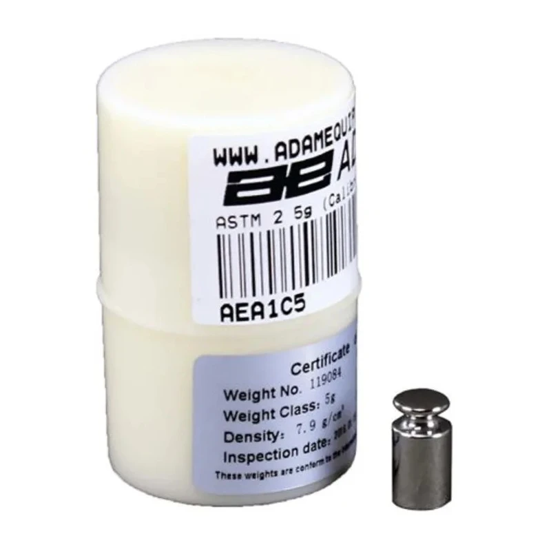 Adam Equipment Co Ltd 5 g Stainless Steel Calibration Weight Class M1 M1 5g + CALIBRATION