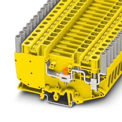 Phoenix Contact Test Disconnect Terminal Block Yellow 0.5 mm² to 10 mm² Screw Connection 500V 41A 1-Level URTK/SP YE 3070517
